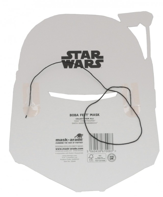 Boba Fett Character Mask - Boba Fett Fan Club