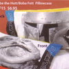 Boba Fett / Jabba the Hutt Reversible Pillow Case