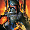 Boba Fett with Slave I Poster by Clark Mitchell