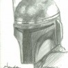 Topps Star Wars Galaxy 7, Sketch Card, Hayden Davis (2012)