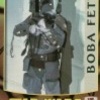 Topps Metallic Impressions Bounty Hunters #1 Boba Fett (1998)