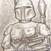 Topps Star Wars Galactic Files 2 Sketch Card Niall Westerfield (2013)