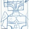 Star Wars Galaxy 6 Sketch Card, Adrien Rivera (2011)