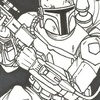 Star Wars Galactic Files Sketch Card Chad McCown (2012)
