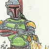 Star Wars Galactic Files 2 Sketch Card Dan Curto (2013)