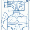 Star Wars Galaxy 6 Sketch Card, Adrien Rivera (2011)