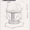 Star Wars Heritage Sketch Card Dalla Vecchia (2004)
