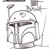 Topps Star Wars Heritage Sketch Card Matt Busch (2004)