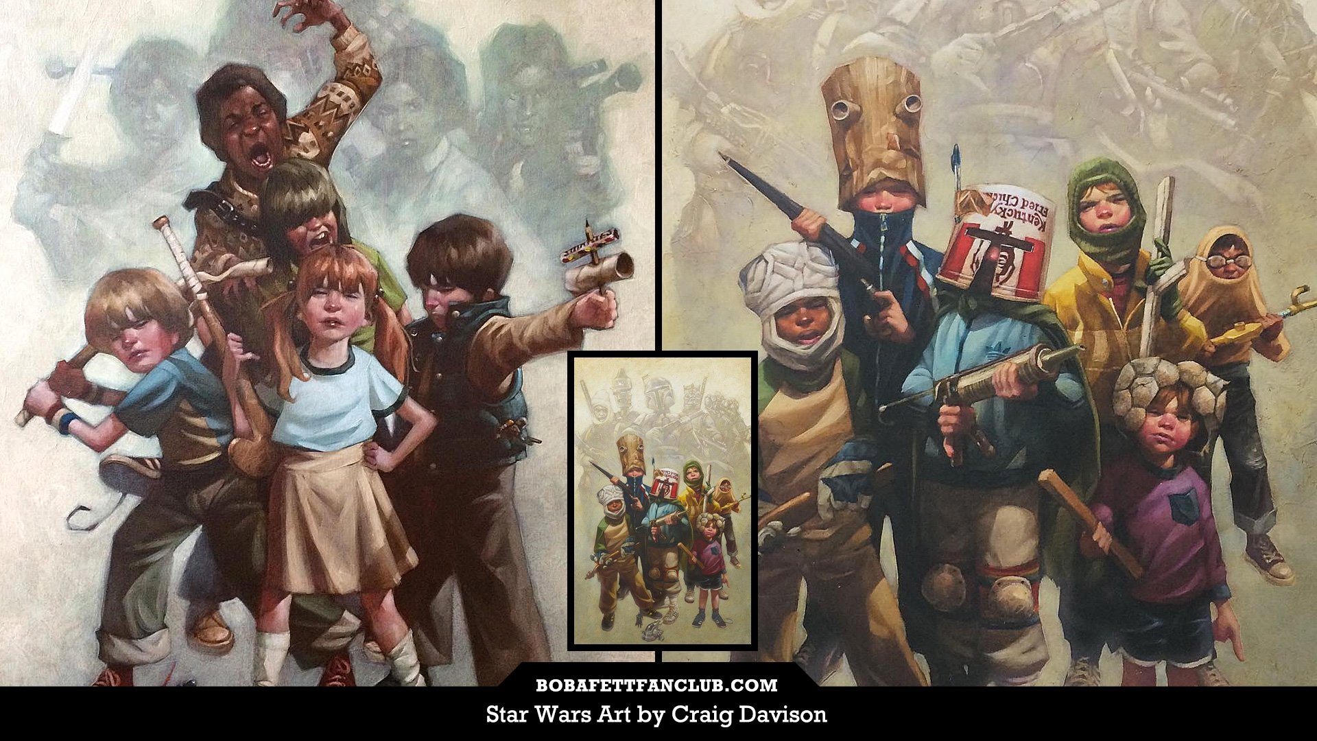 #StarWars art by Craig Davison, including &quot;Bad To The Bone&...