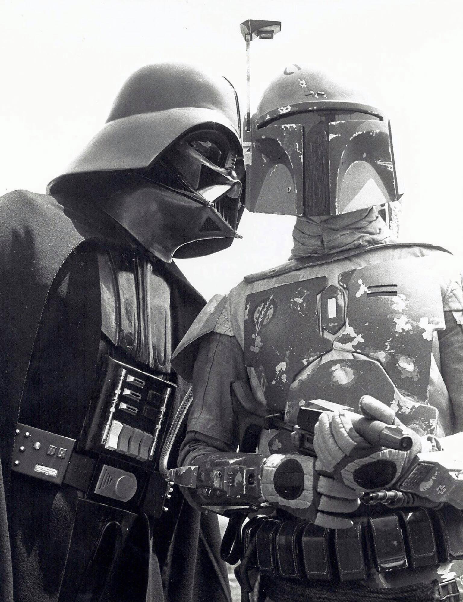 Darth Vader and Boba Fett at a Special Olympics event (1979) Image