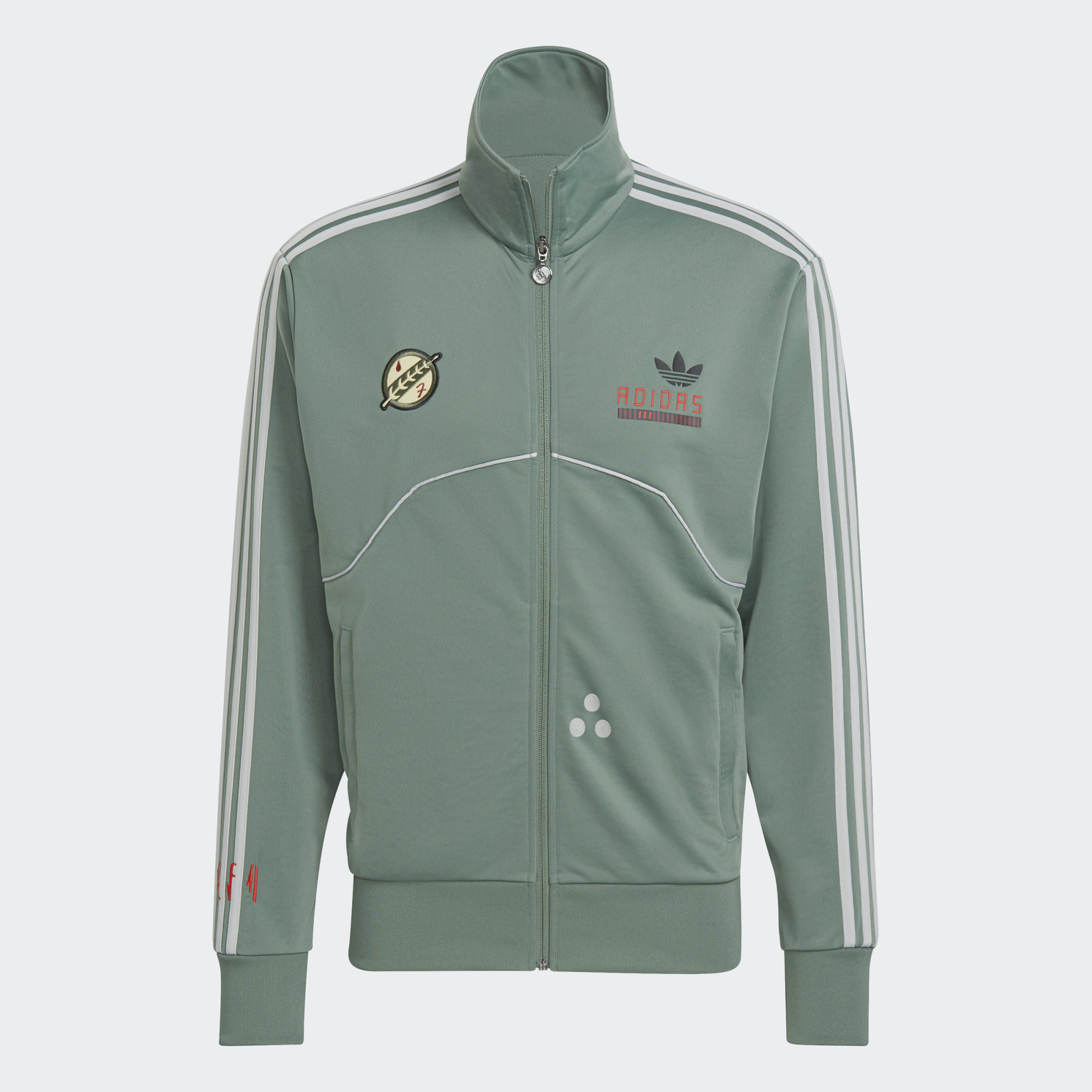 Adidas Boba Firebird Track Jacket (Green) - Boba Collectibles - Boba Club