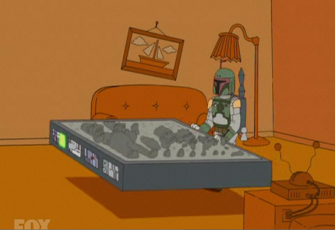 The Simpsons Boba Fett Couch Intro