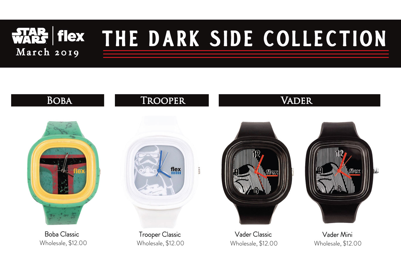 Boba fett deals flex watch