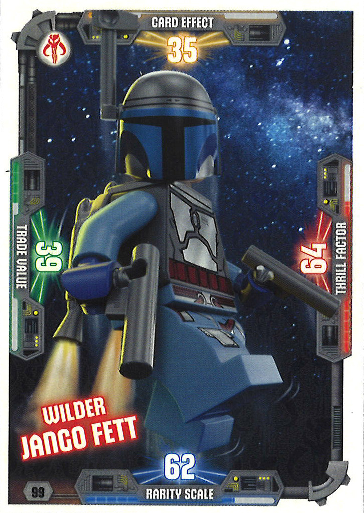 Muligt Bær Blinke LEGO Star Wars Trading Card Collection 3 #99 Jango Fett - Boba Fett  Collectibles - Boba Fett Fan Club