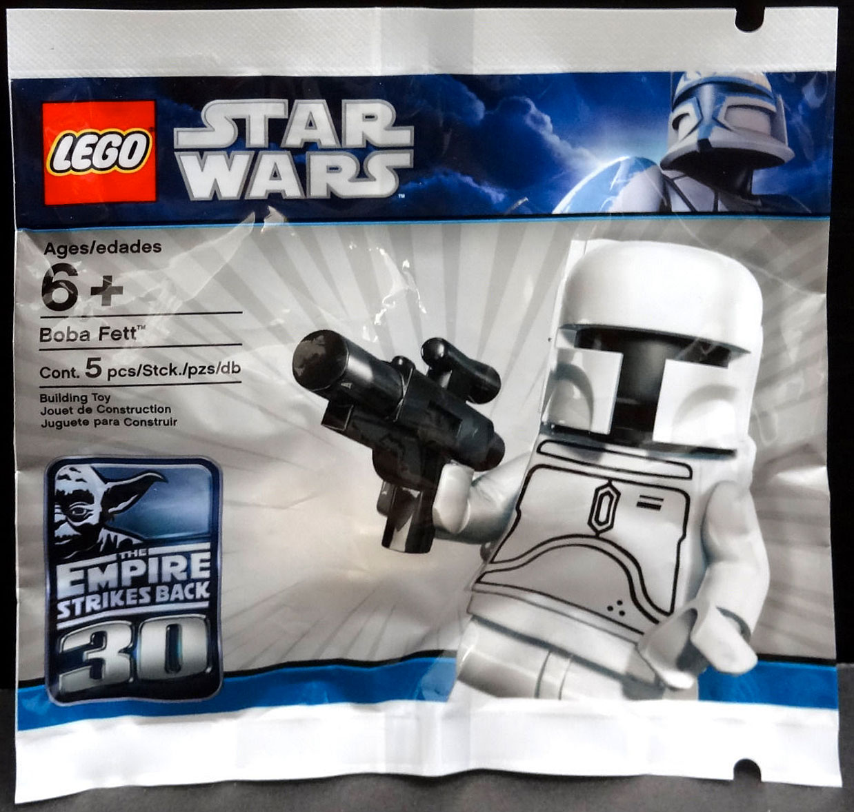 Bemærkelsesværdig slack tusind LEGO White Boba Fett Minifigure in Polybag (2853835-1) - Boba Fett  Collectibles - Boba Fett Fan Club