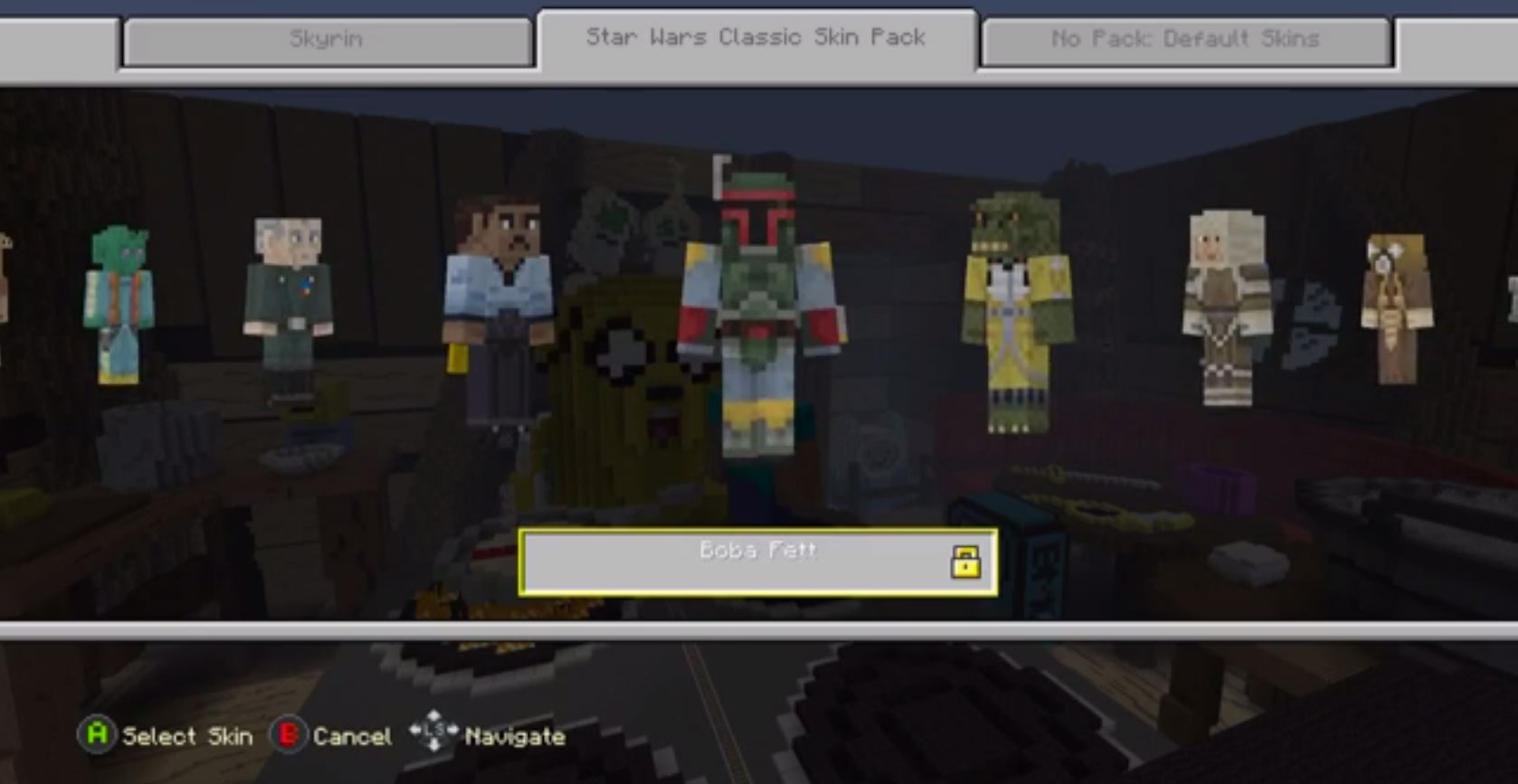 Star Wars Classic Skin Pack in Minecraft