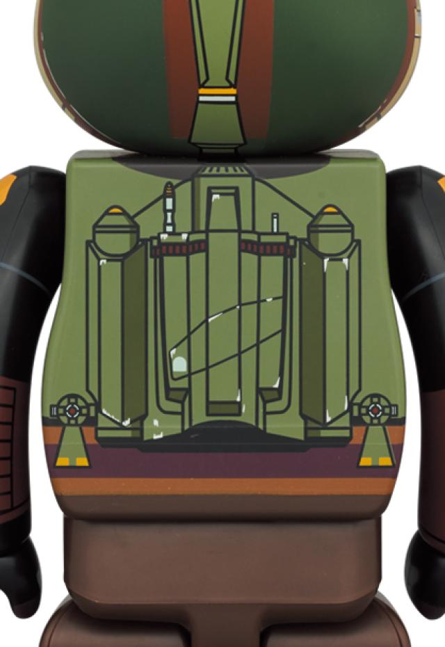 Be@rbrick (Bearbrick) Boba Fett Recovered Armor 100% and 400 