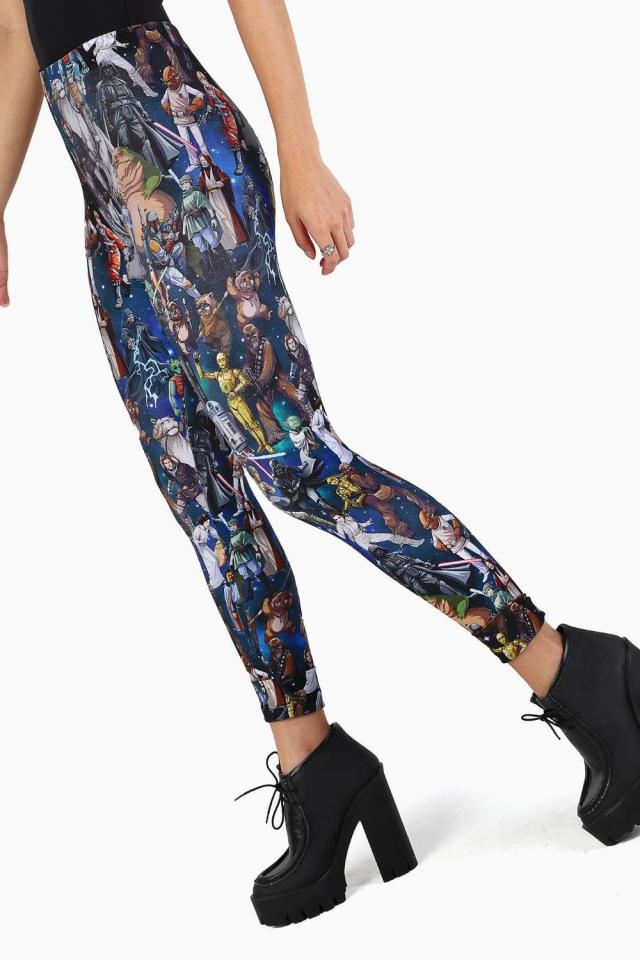 BlackMilk Star Wars Cuffed Leggings 