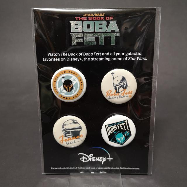 Disney After Dark Star Wars Nite Book of Boba Fett Button Set Boba