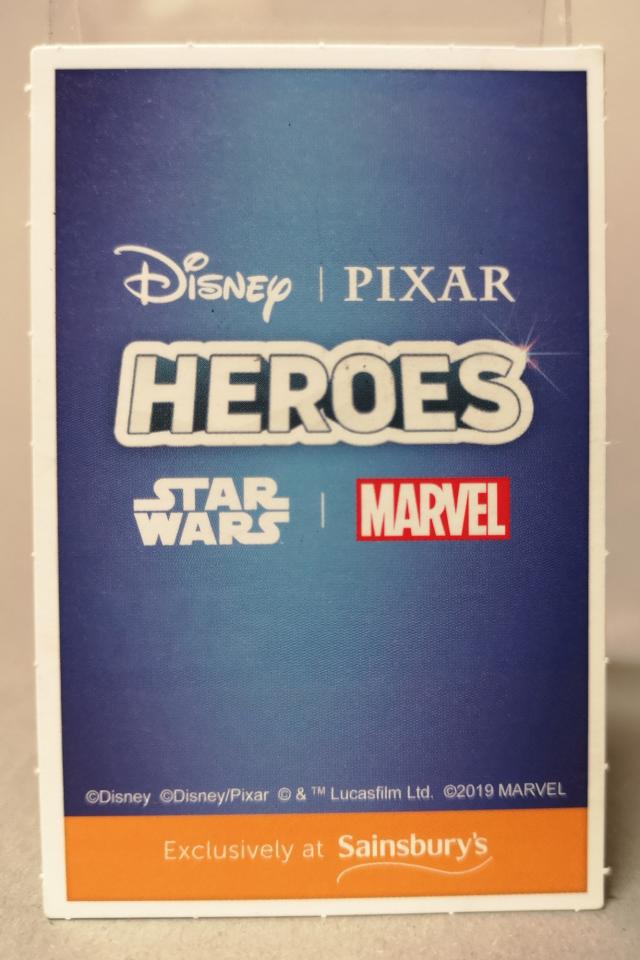 sainsbury's disney pixar heroes cards
