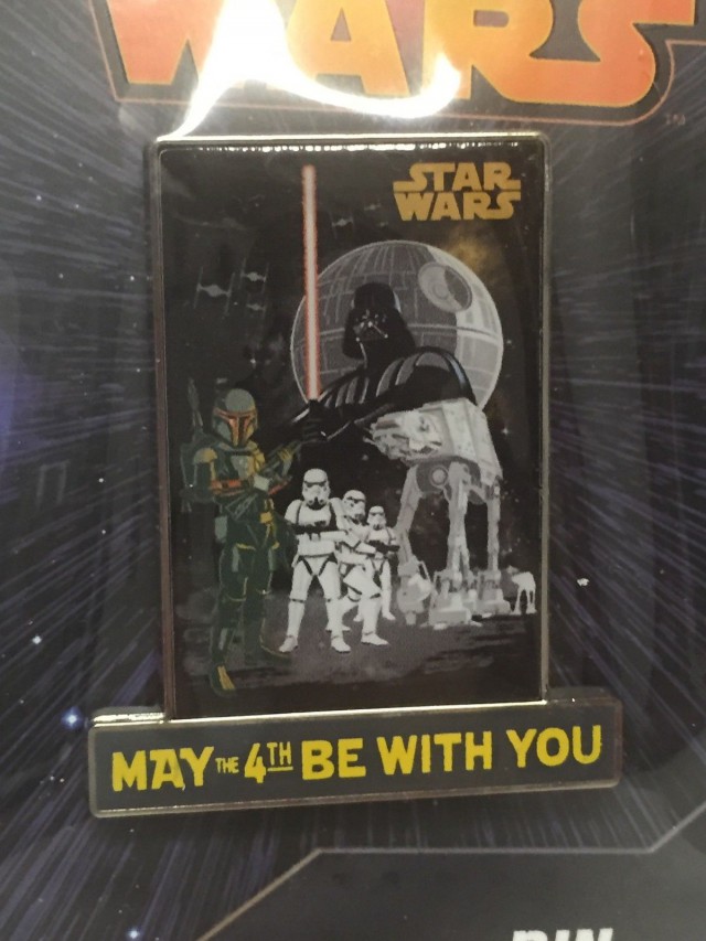 Disney "May The 4th Be With You" Pin (2015) Boba Fett Collectibles