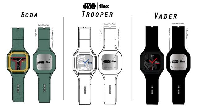boba fett flex watch