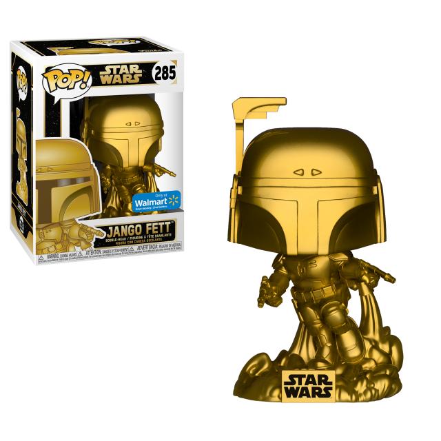 golden boba fett pop