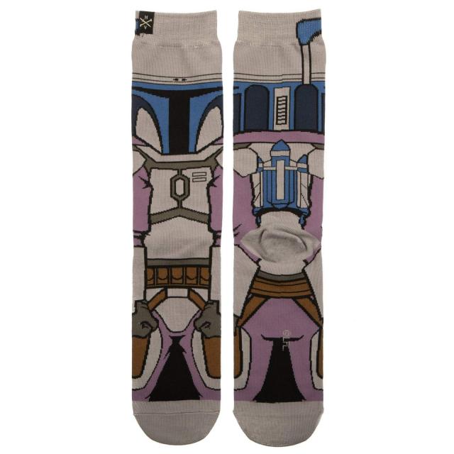 Star Wars Boba Fett Character Crew Socks 