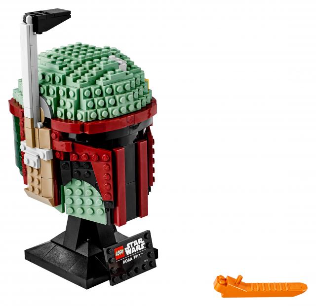 lego custom boba fett helmet