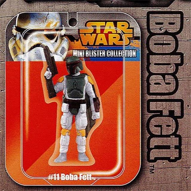 Takara TOMY ~ Star Wars #07 Boba Fett Mini Metal Figure 