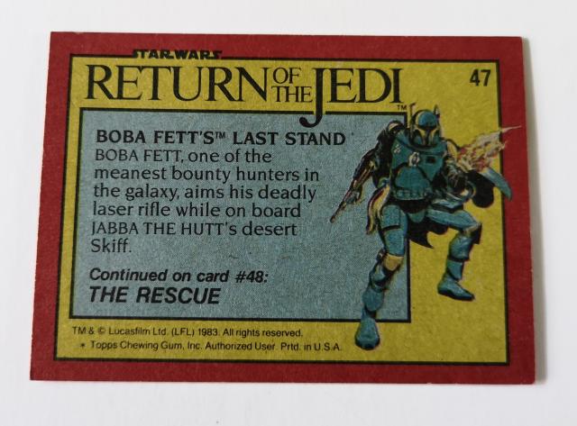 topps return of the jedi
