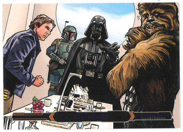 star wars illustrated cards
