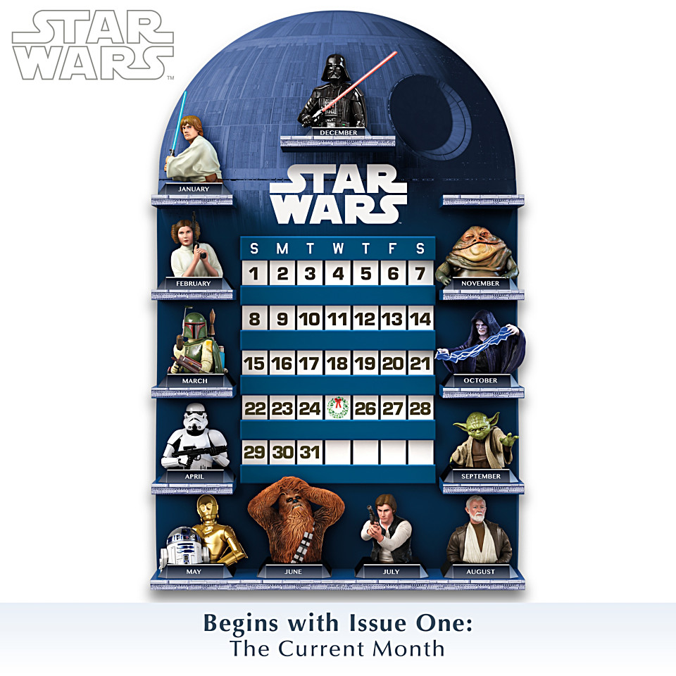 The Bradford Exchange Star Wars Perpetual Calendar Collection with