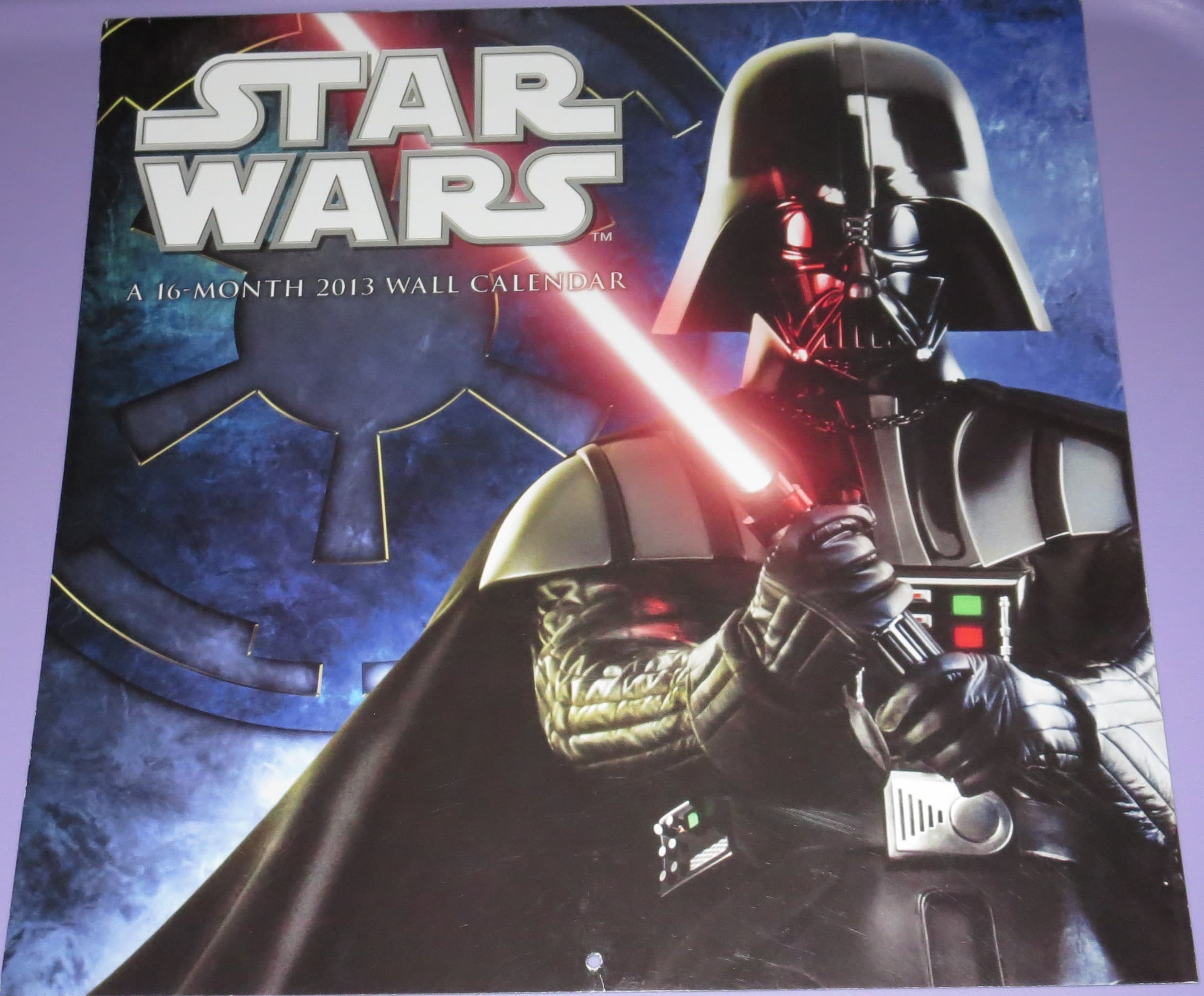 Star Wars Saga 2013 16Month Calendar Boba Fett Collectibles Boba