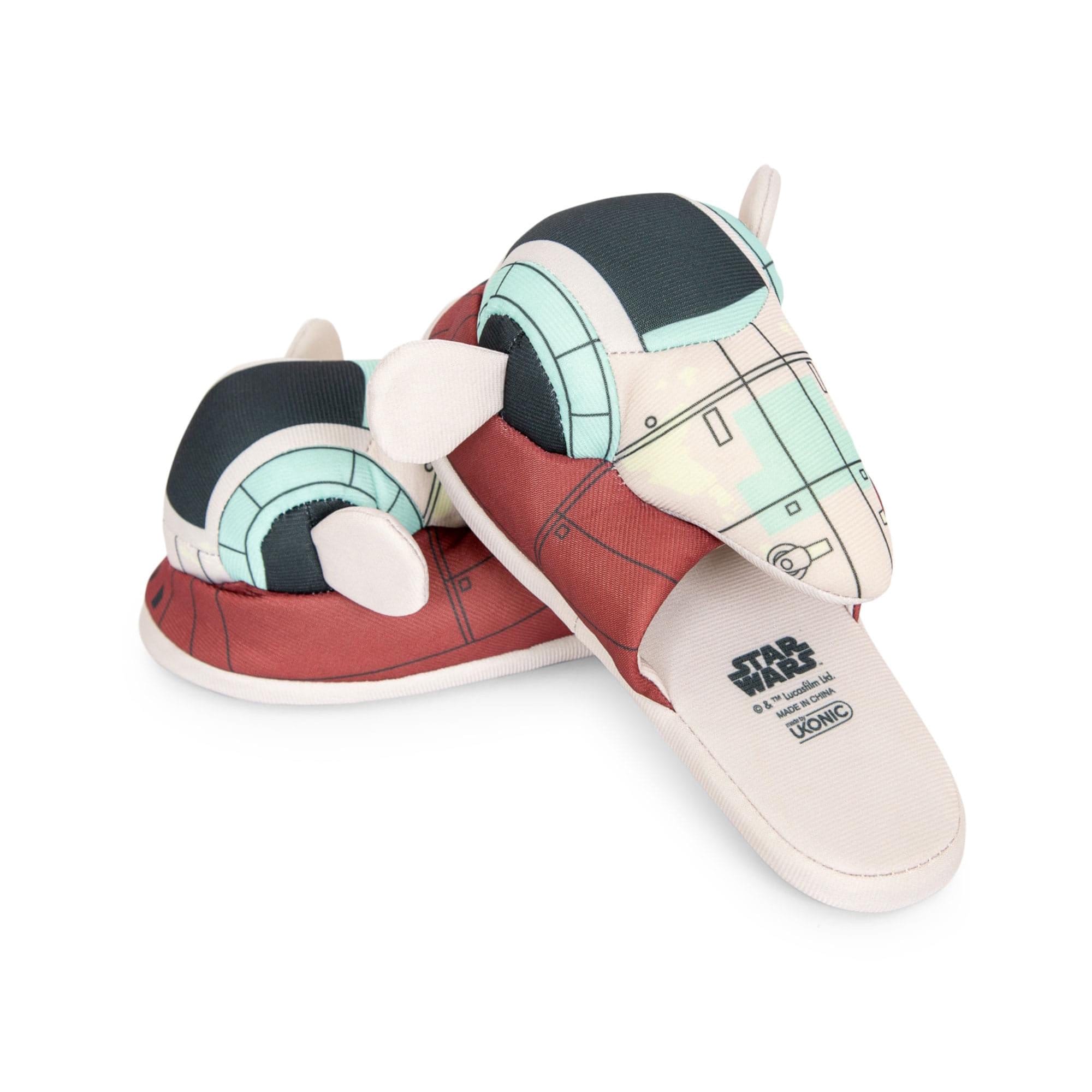 Ukonic Boba Firespray Unisex Slippers for Adults - Boba Fett Collectibles - Boba Fett Fan Club