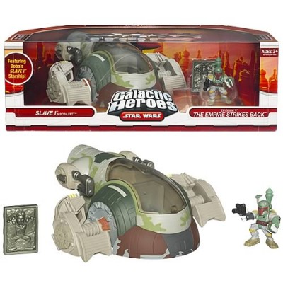 Galactic Heroes Slave I and Boba Fett Playset - Boba Fett Collectibles