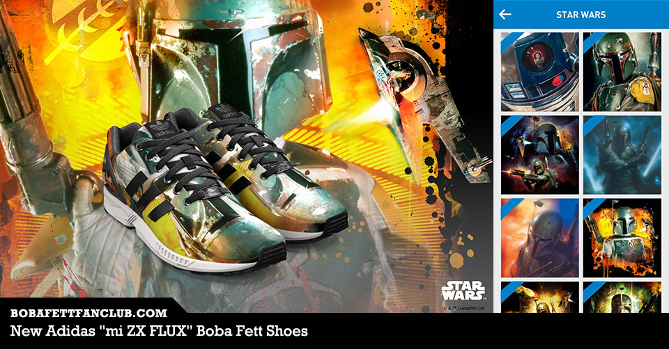 New Adidas mi ZX FLUX Boba Fett Shoes Boba Fett News Boba