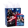 Hallmark Star Wars Large Birthday Gift Bag with Card and Tissue Paper