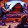Topps Shadows Of The Empire #94 At Last, Fett Delivers Han to Jabba (1996)
