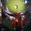 Boba Fett Giclee by Christian Waggoner