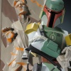Gentle Giant Boba Fett with Han in Carbonite Animated...