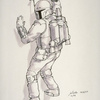Boba Fett Concept Art #0220 by Joe Johnston (1978)
