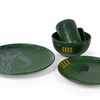 Boba Fett Mandalorian Stoneware Plates and Bowl Collection