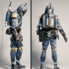 Pre-Pro 2 Boba Fett, Right Profile and Back