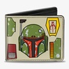 BoxLunch Boba Fett Helmet Bi-Fold Wallet