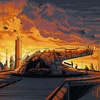 "Cloud City" by Dan Mumford