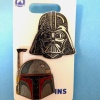 Disney Parks Darth Vader and Boba Fett Helmet Glitter...