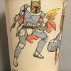 "Star Wars Saga" I.Q. Test Boba Fett Dixie...