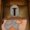 Boba Fett with crossed arms
