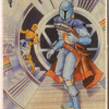 Star Wars Droids Boba Fett Cardback Art Sticker (1986)